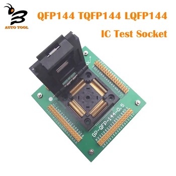 QFP144 TQFP144 LQFP144 PQFP128 Тестовый разъем для микросхем GP-QFP144-0.5 Программный адаптер с шагом 0,5 мм