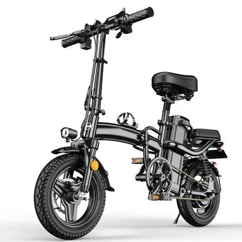 Горячая распродажа 2022 Мини-складной электрический велосипед 400 Вт 48 В 14-дюймовый городской электрический велосипед Складной электрический Велосипед