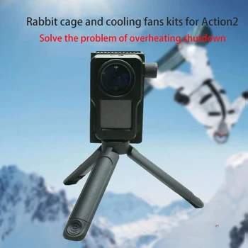 спортивная камера комплект вентилятора для охлаждения клетки с кроликом Action2 для увеличения времени записи 4K Полупроводниковый охлаждающий низкотемпературный радиатор