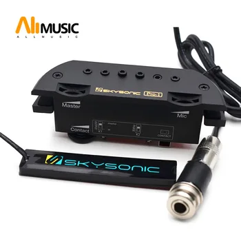 Skysonic Pro-1 Soundhole, магнитный звукосниматель для акустической фолк-гитары с двойной катушкой, с активным звукоснимателем для профессиональной игры