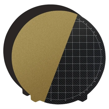 Круглый Стальной лист для 3D-печати PEI JANUS BPS-PET Plate с Магнитной основой для 3D-принтера Ender3/5 pro CR10 Voron 265 мм DXAC