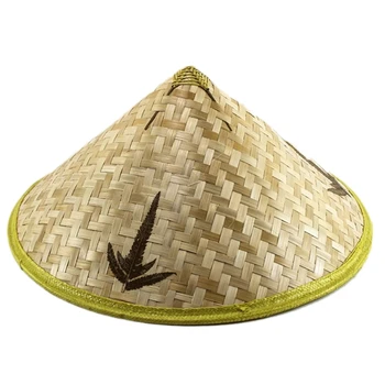 Бамбуковая шляпа, Азиатская шляпа, Китайская шляпа, Коническая шляпа, рисовые фермерские шляпы (древнекитайские), прямая поставка